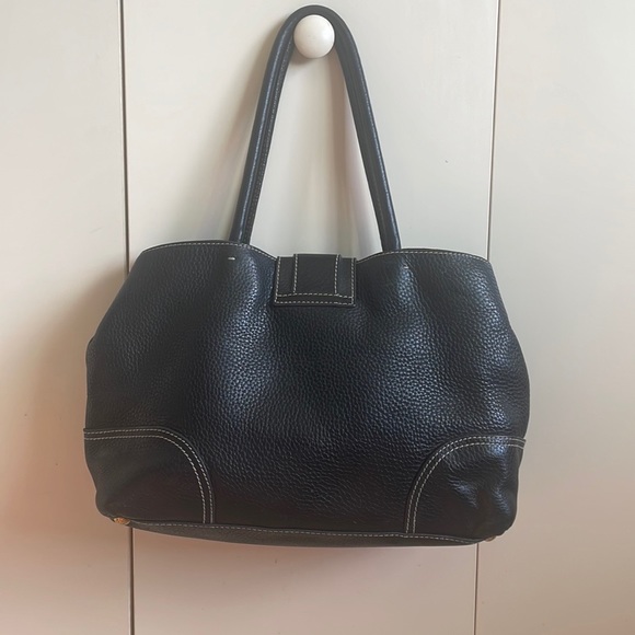 - Dolce and gabbana d ring black leather tote - Picture 7 of 16